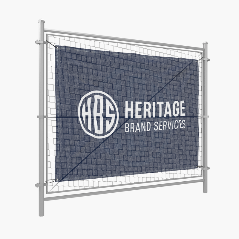 9oz Fence Mesh Vinyl Banners