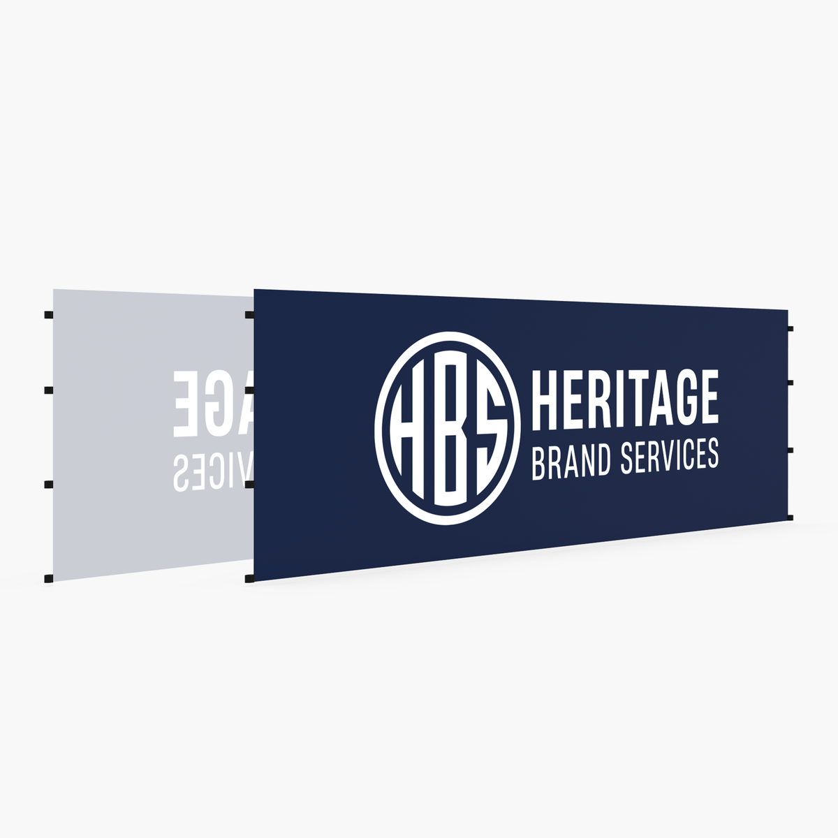 13x20 canopy wall single sided printing, 50mm hex frame